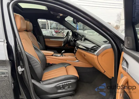 2016 BMW X6 z USA, uszkodzony, nr VIN 5UXKU6C55G0R34316